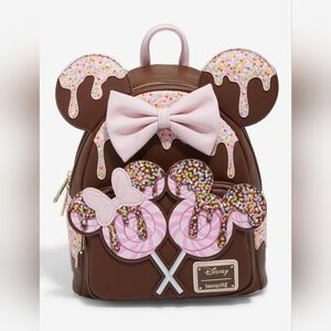 Loungefly Minnie Mouse Chocolate Lollipop Sprinkle Backpack